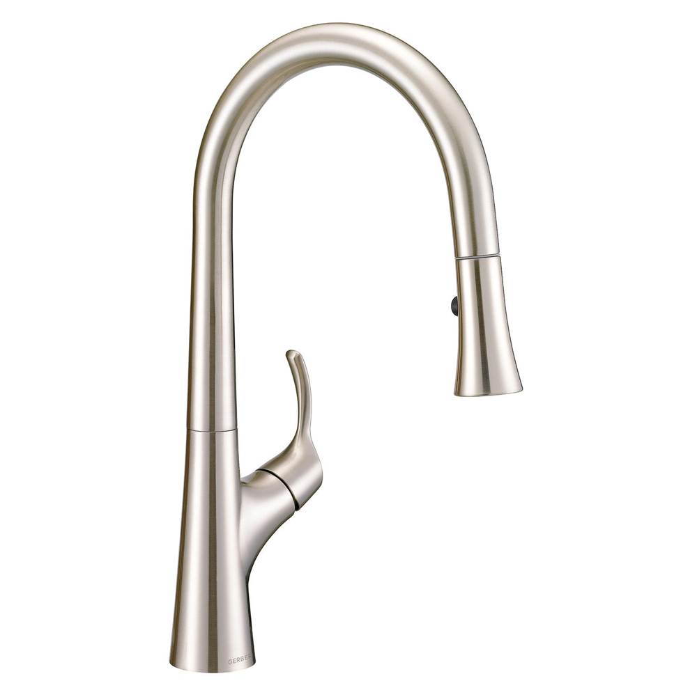 Antioch 1H Pull-Down Kitchen Faucet w/ Snapback 1.75gpm Stainless Steel