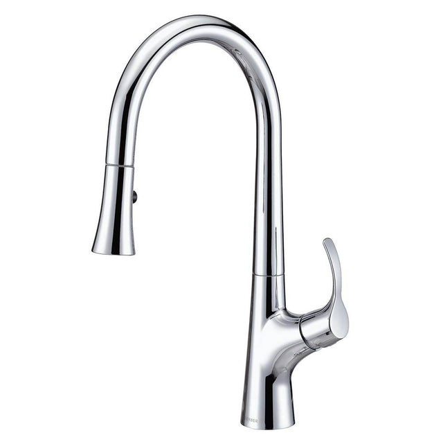 Gerber Plumbing - Antioch 1H Pull-Down Kitchen Faucet w/ Snapback 1.75gpm Chrome - Chrome