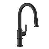 Kinzie 1H Pull-Down Kitchen Faucet w/ Snapback Retraction 1.75gpm Chrome