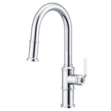 Gerber Plumbing - Kinzie 1H Pull-Down Kitchen Faucet w/ Snapback Retraction 1.75gpm Chrome - Chrome