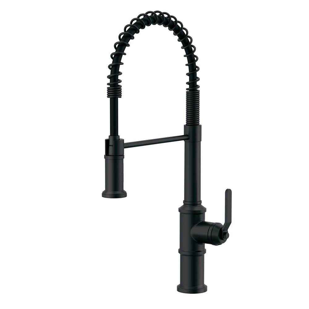 Gerber Plumbing - Kinzie 1H Pre-Rinse Kitchen Faucet 1.75gpm Satin Black - Satin Black