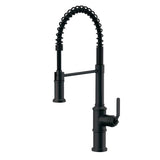 Gerber Plumbing - Kinzie 1H Pre-Rinse Kitchen Faucet 1.75gpm Satin Black - Satin Black