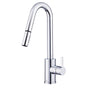 Gerber Plumbing - Amalfi 1H Pull-Down Kitchen Faucet w/SnapBack Retraction 1.75gpm Chrome - Chrome