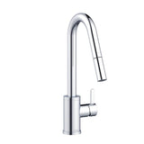 Amalfi 1H Pull-Down Kitchen Faucet w/SnapBack Retraction 1.75gpm Chrome