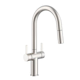 Amalfi 2H Pull-Down Kitchen Faucet w/ SnapBack Retraction 1.75gpm Chrome