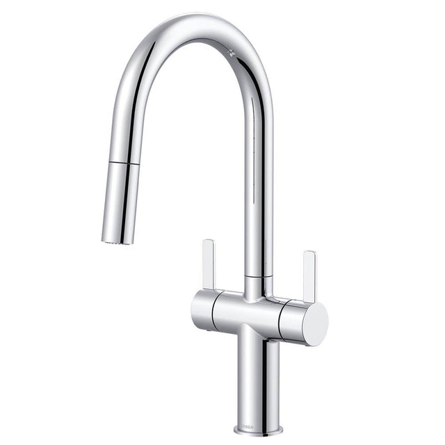 Gerber Plumbing - Amalfi 2H Pull-Down Kitchen Faucet w/ SnapBack Retraction 1.75gpm Chrome - Chrome