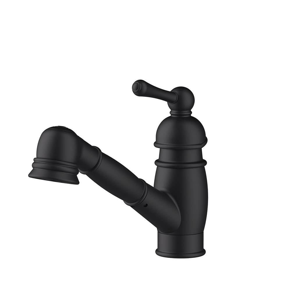 Gerber Plumbing - Opulence 1H Pull-Out Kitchen Faucet 1.75gpm Satin Black - Satin Black