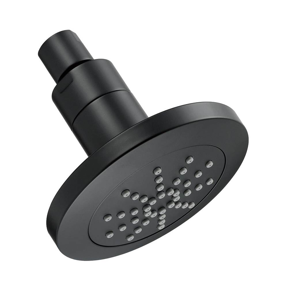 Gerber Plumbing - Mono Chic 4 1/2'' 1 Function Showerhead 1.75gpm Satin Black - Satin Black