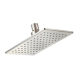 Gerber Plumbing - Mono Chic 5'' x 8'' 1 Function Showerhead 2.0gpm Brushed Nickel - Brushed Nickel
