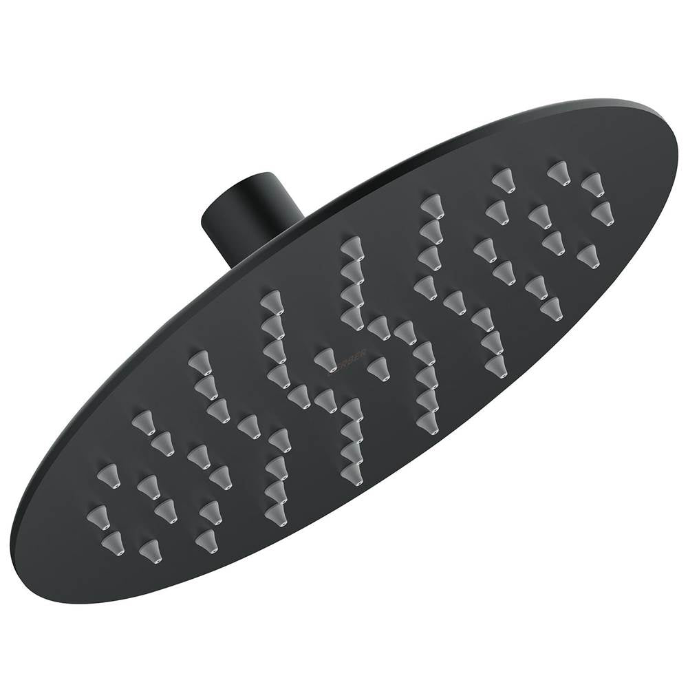 Gerber Plumbing - Drench Round 8'' 1 Function Rain Showerhead 1.75gpm Satin Black - Satin Black