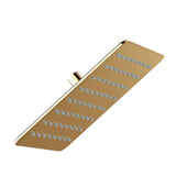 Gerber Plumbing - Drench Square 10'' 1 Function Rain Showerhead 1.75gpm Brushed Bronze - Brushed Bronze