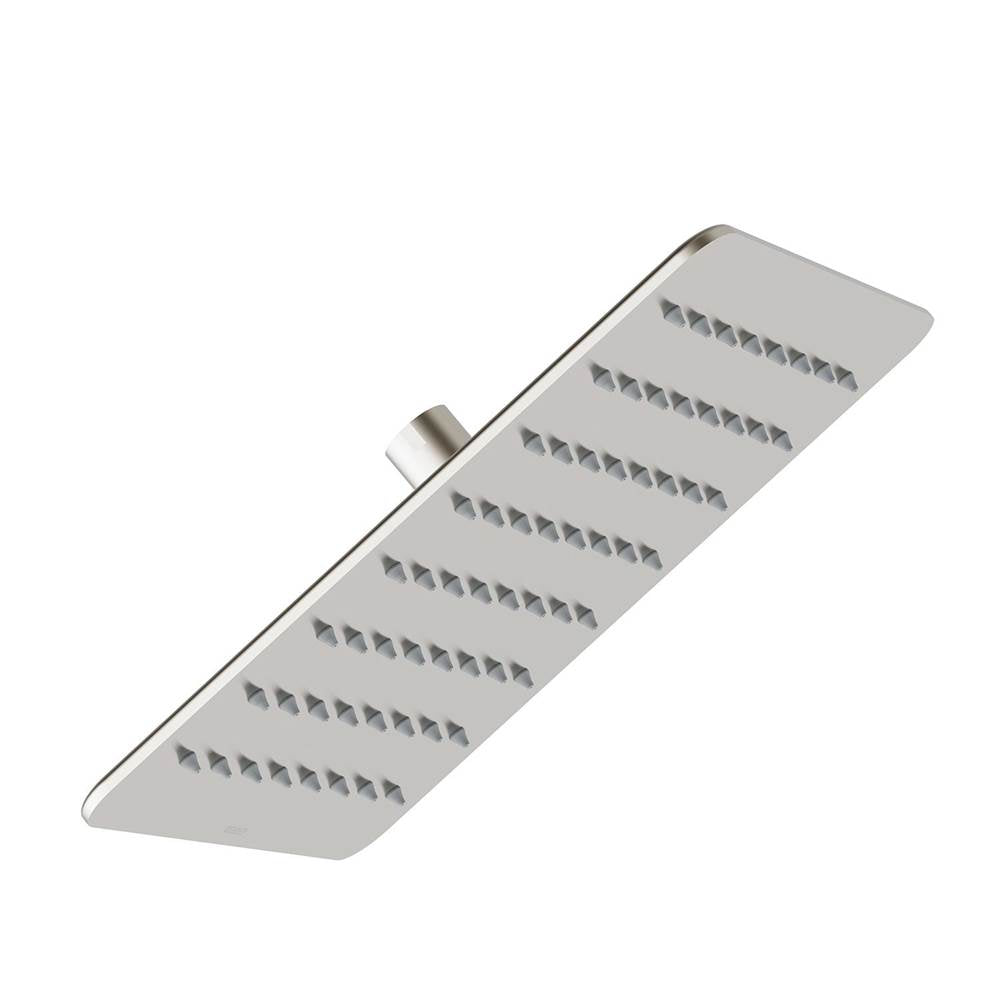 Gerber Plumbing - Drench Square 10'' 1 Function Rain Showerhead 1.75gpm Brushed Nickel - Brushed Nickel