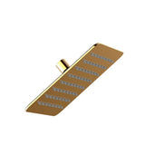 Gerber Plumbing - Drench Square 8'' 1 Function Rain Showerhead 1.75gpm Brushed Bronze - Brushed Bronze