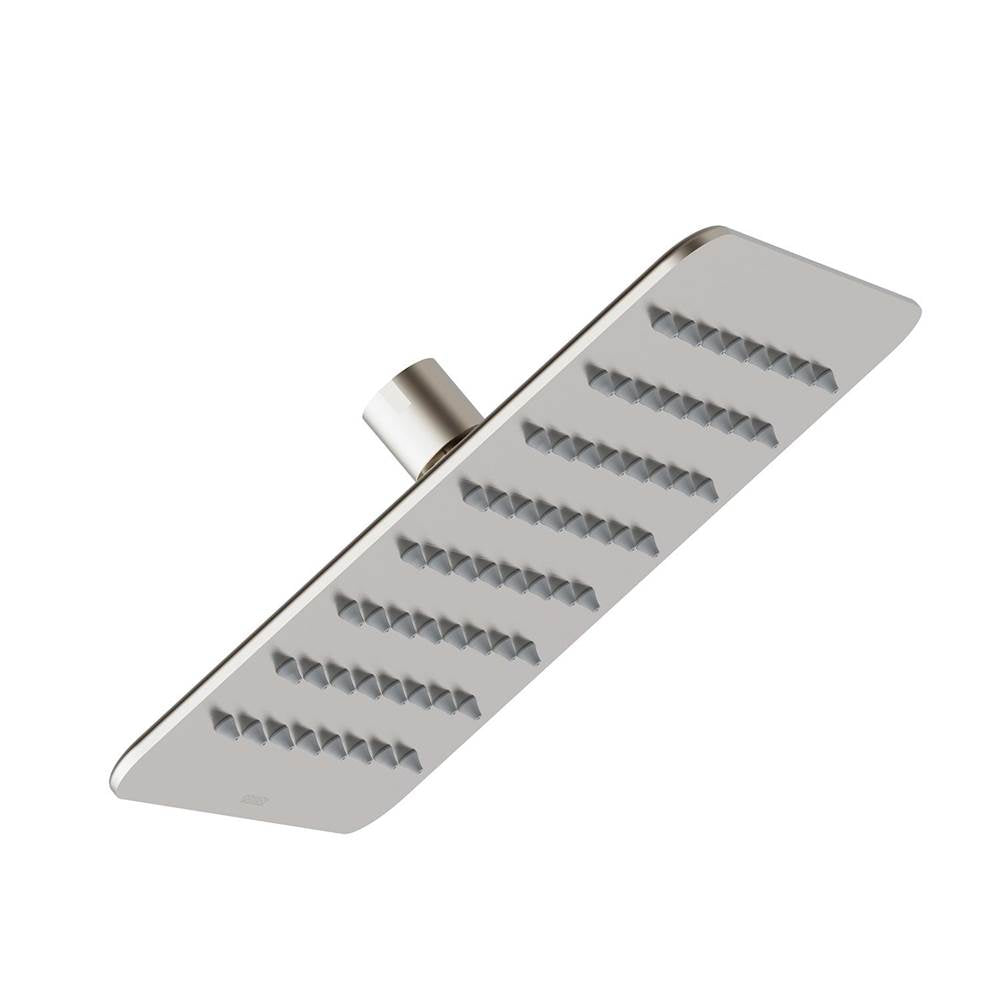 Gerber Plumbing - Drench Square 8'' 1 Function Rain Showerhead 1.75gpm Brushed Nickel - Brushed Nickel