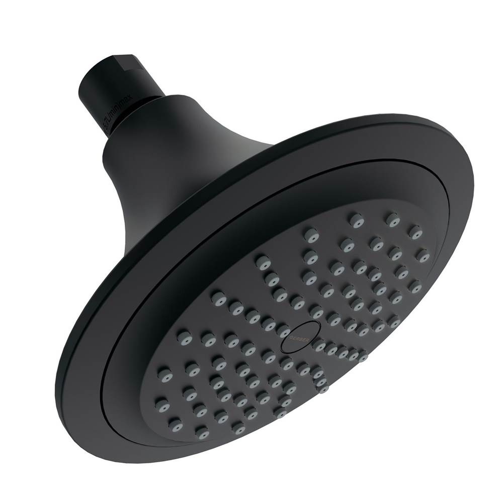Gerber Plumbing - Lemora 6'' Single Function Showerhead 1.75gpm Satin Black - Satin Black