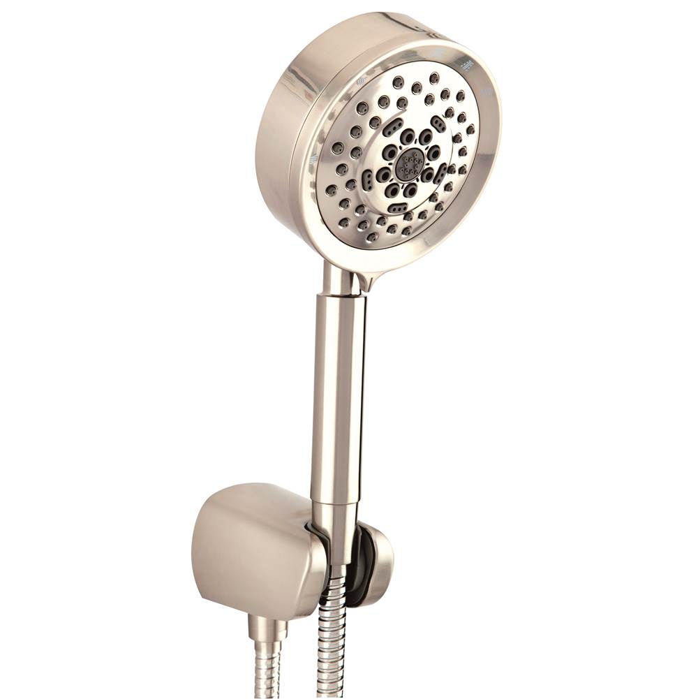 Gerber Plumbing - Parma Showerarm Mount Handshower Kit w/ 5 Function Handshower 2.0gpm Brushed Nickel - Brushed Nickel