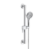 Gerber Plumbing - SteadyStyle Accented Round ADA Grab Bar/ Slide Bar Assembly with Octette 8 Function Hand Shower 1.75 gpm Chrome - Chrome