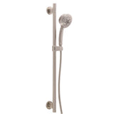 Gerber Plumbing - Versa 30'' Slide Bar Assembly w/ 5 Function Surge Handshower 2.0gpm Brushed Nickel - Brushed Nickel