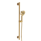 Gerber Plumbing - Versa 30'' Slide Bar Assembly w/ Parma 5 Function Handshower 1.75gpm Brushed Bronze - Brushed Bronze