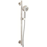 Gerber Plumbing - Versa 30'' Slide Bar Assembly w/ Parma 5 Function Handshower 1.75gpm Brushed Nickel - Brushed Nickel