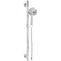 Gerber Plumbing - Versa 30'' Slide Bar Assembly w/ Parma 5 Function Handshower 1.75gpm Chrome - Chrome