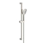 Gerber Plumbing - Versa Square 30'' Slide Bar Assembly W/ 3 Function Handshower 1.75gpm Brushed Nickel - Brushed Nickel