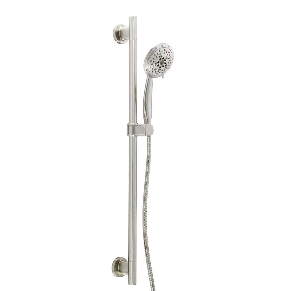 Gerber Plumbing - Versa 30'' Slide Bar Assembly w/ Florin Handshower 1.75gpm Brushed Nickel - Brushed Nickel