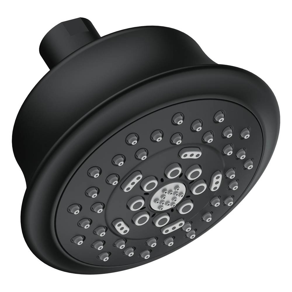 Gerber Plumbing - Surge 4 1/2'' 5 Function Showerhead 2.0gpm Satin Black - Satin Black