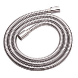 Gerber Plumbing - 72'' All Metal Interlock Shower Hose w/ Brass Conicals Chrome - Chrome