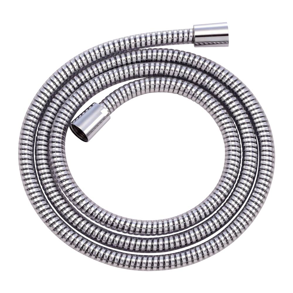 Gerber Plumbing - 72'' Polymer M-Flex Shower Hose w/ Brass Conicals Chrome - Chrome