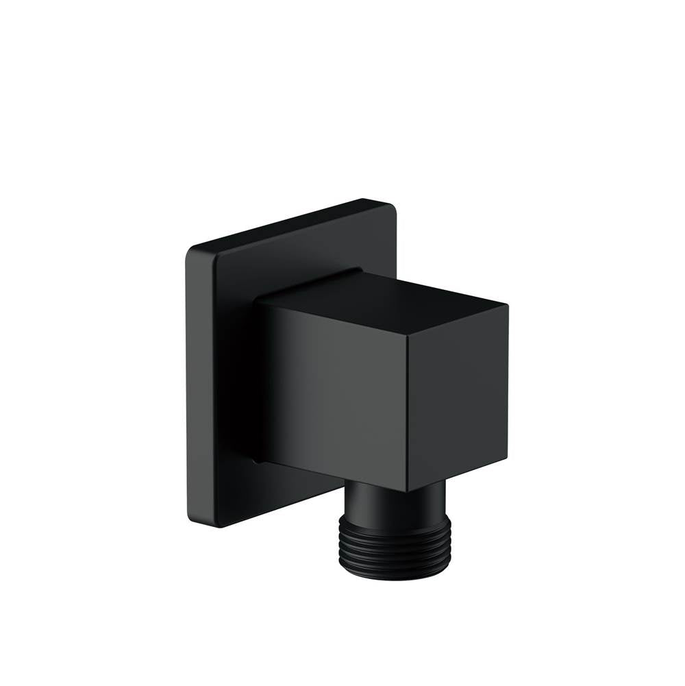 Gerber Plumbing - Square Supply Elbow Satin Black - Satin Black