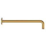 Gerber Plumbing - 15'' Right Angle Showerarm w/ Escutcheon Brushed Bronze - Brushed Bronze