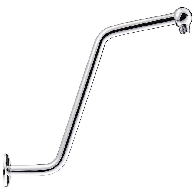 Gerber Plumbing - 13'' S Shaped Showerarm w/ Escutcheon Chrome - Chrome