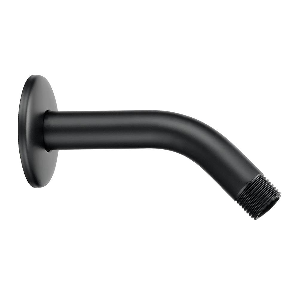 Gerber Plumbing - 6'' Showerarm w/ Escutcheon Satin Black - Satin Black