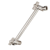 Gerber Plumbing - 9'' Adjustable Showerarm w/ Escutcheon Brushed Nickel - Brushed Nickel