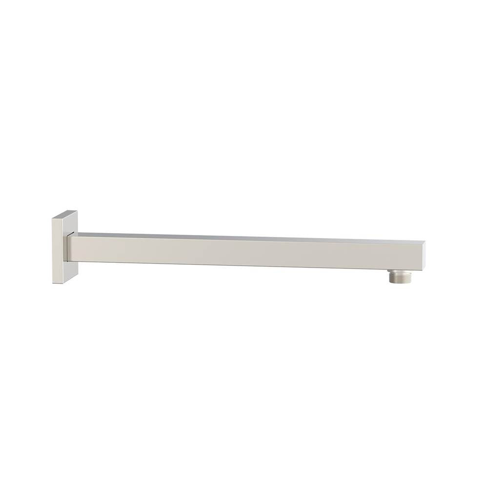 Gerber Plumbing - Mid-Town 12.5'' Showerarm w/ Escutcheon Brushed Nickel - Brushed Nickel
