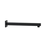 Gerber Plumbing - Mid-Town 12.5'' Showerarm w/ Escutcheon Satin Black - Satin Black