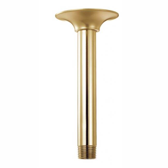 Gerber Plumbing - 6'' Ceiling Mount Showerarm w/ Escutcheon Brushed Bronze - Brushed Bronze