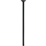 Gerber Plumbing - 24'' Ceiling Mount Showerarm w/ Escutcheon Satin Black - Satin Black