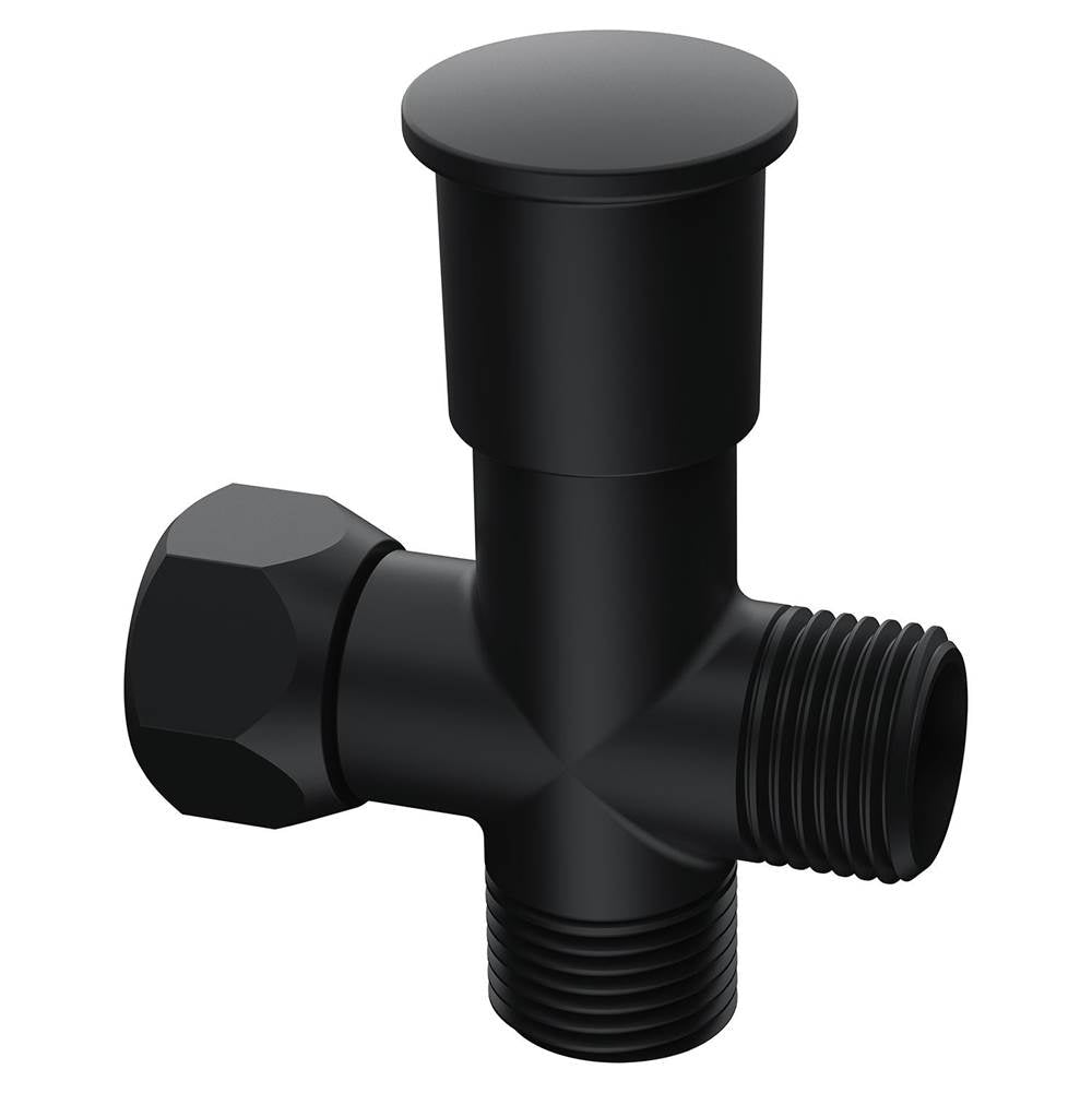 Gerber Plumbing - Push Pull Showerarm Diverter Satin Black - Satin Black