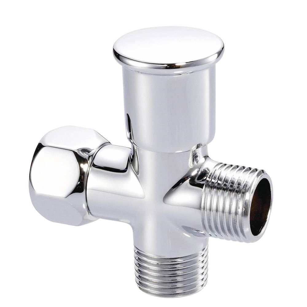 Gerber Plumbing - Push Pull Showerarm Diverter Chrome - Chrome