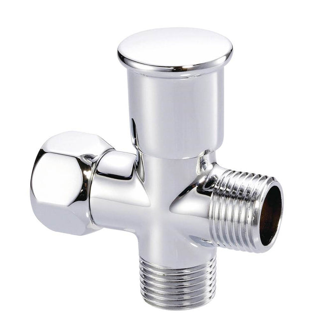Gerber Plumbing - Push Pull Showerarm Diverter Chrome - Chrome