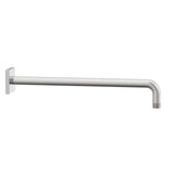Gerber Plumbing - 15'' Showerarm w/ Square Escutcheon Brushed Nickel - Brushed Nickel