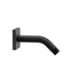 Gerber Plumbing - 6'' Showerarm w/ Square Escutcheon Satin Black - Satin Black