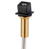 Gerber Plumbing - Square Roman Tub Handshower Rough-In Satin Black - Satin Black
