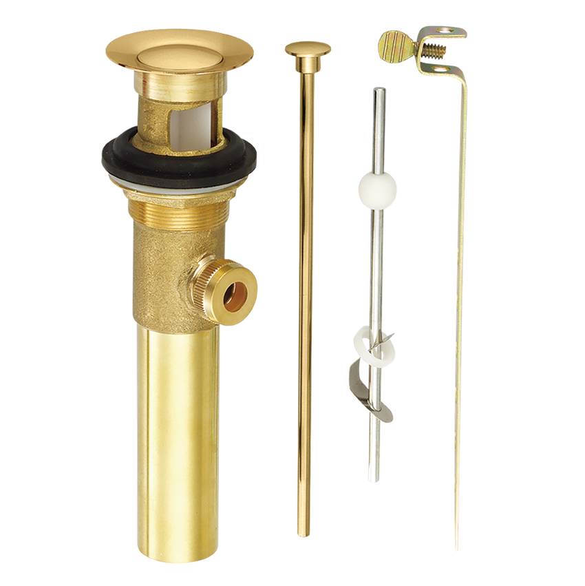 Gerber Plumbing - 1 1/4'' Metal Pop-Up Drain Assembly with Lift Brushed Bronze - Brushed Bronze