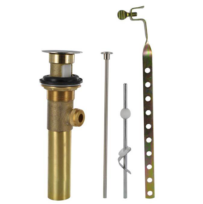 Gerber Plumbing - 1 1/4'' Metal Pop-Up Drain Assembly with Lift Brushed Nickel - Brushed Nickel