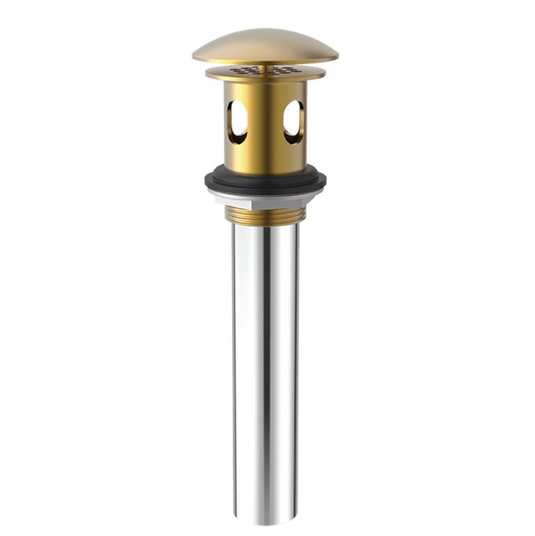 Gerber Plumbing - 1 1/4'' Drain with Overflow with Cover & Grid Strainer Chrome - Chrome