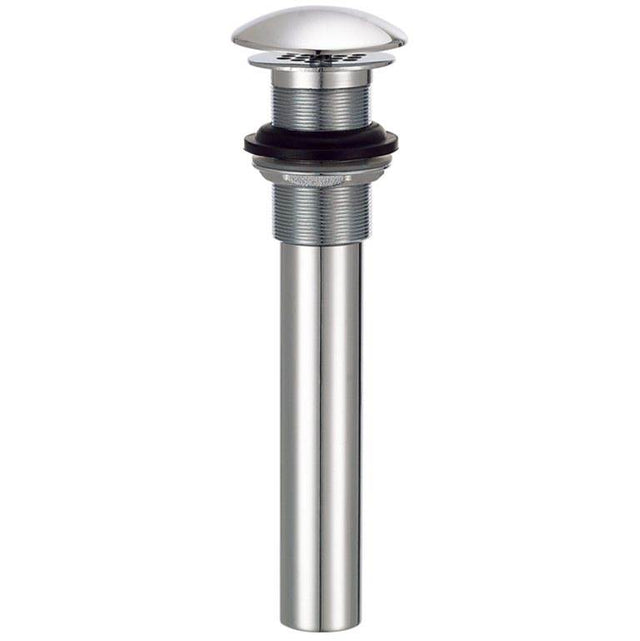 Gerber Plumbing - 1 1/4'' Drain without Overflow with Cover & Grid Strainer Chrome - Chrome