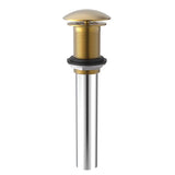 Gerber Plumbing - 1 1/4'' Drain without Overflow with Cover & Grid Strainer Brushed Bronze - Brushed Bronze